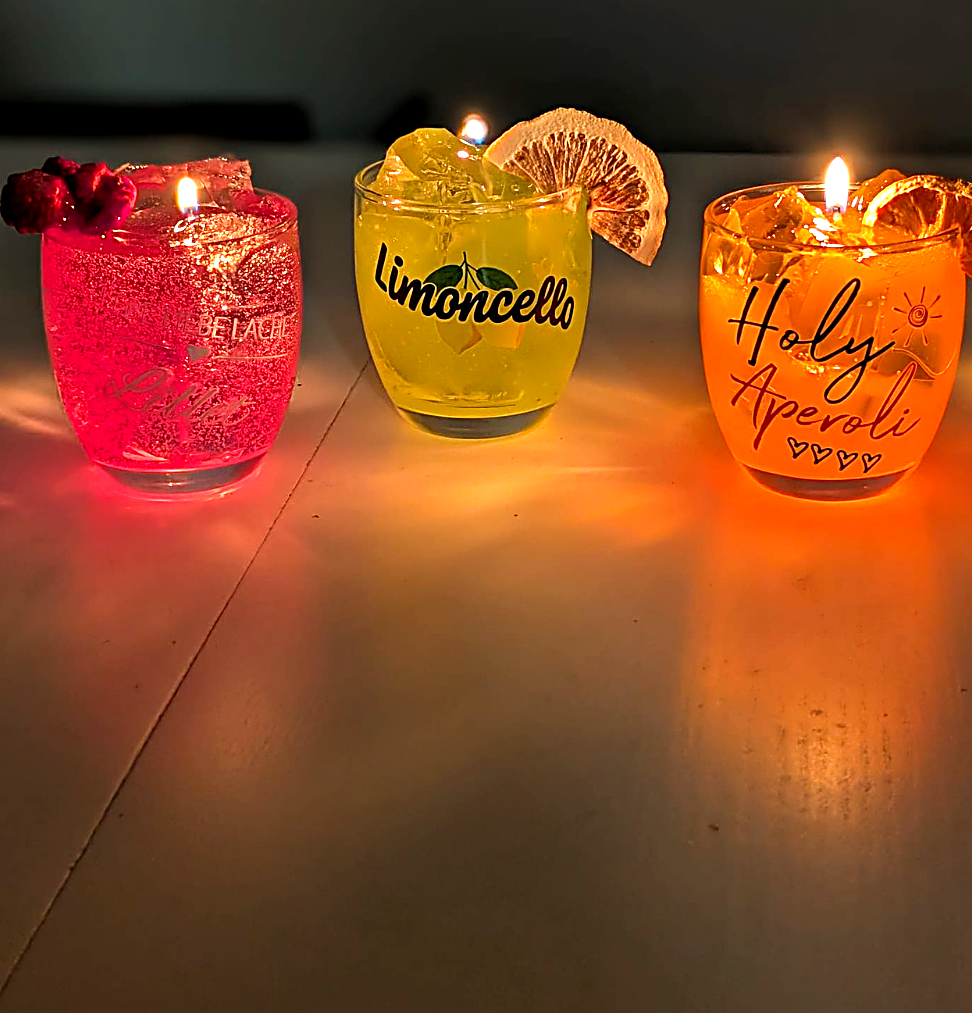 Lillet Berry Cocktailkerze – Sparkling Girls’ Night Glow ✨