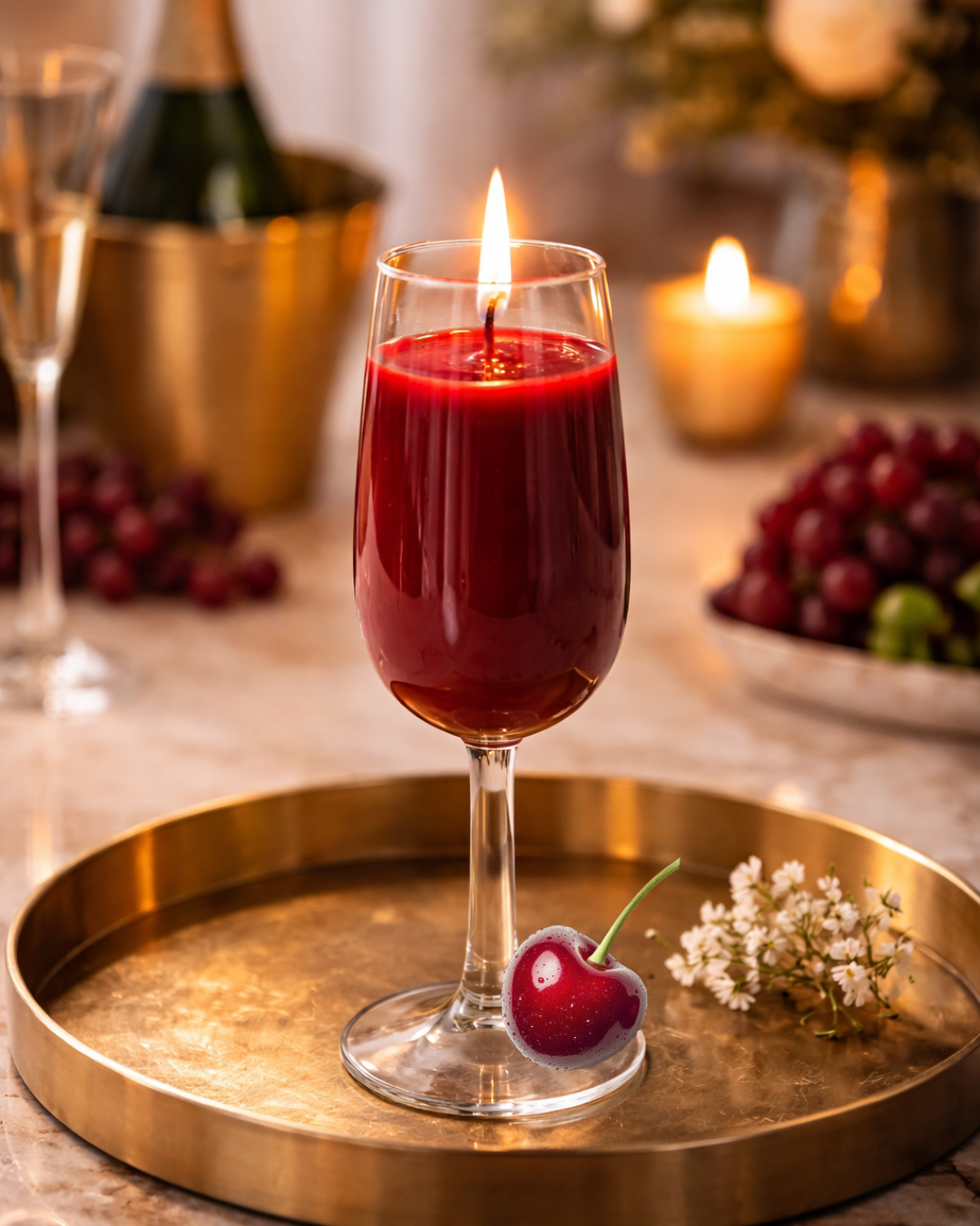 Cherry Glow Candle 🍒