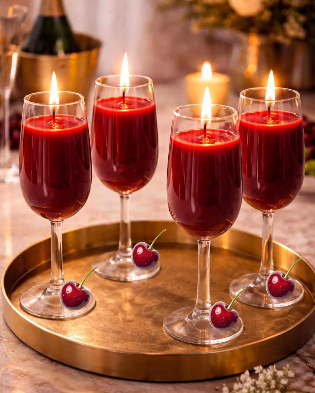 Cherry Glow Candle 🍒