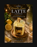 Iced Lemon Citronella Latte Candle – Handgemachte Sommerkerze gegen Stechmücken