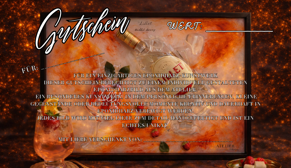 Gutschein Atelier Aurora - Das perfekte Geschenk