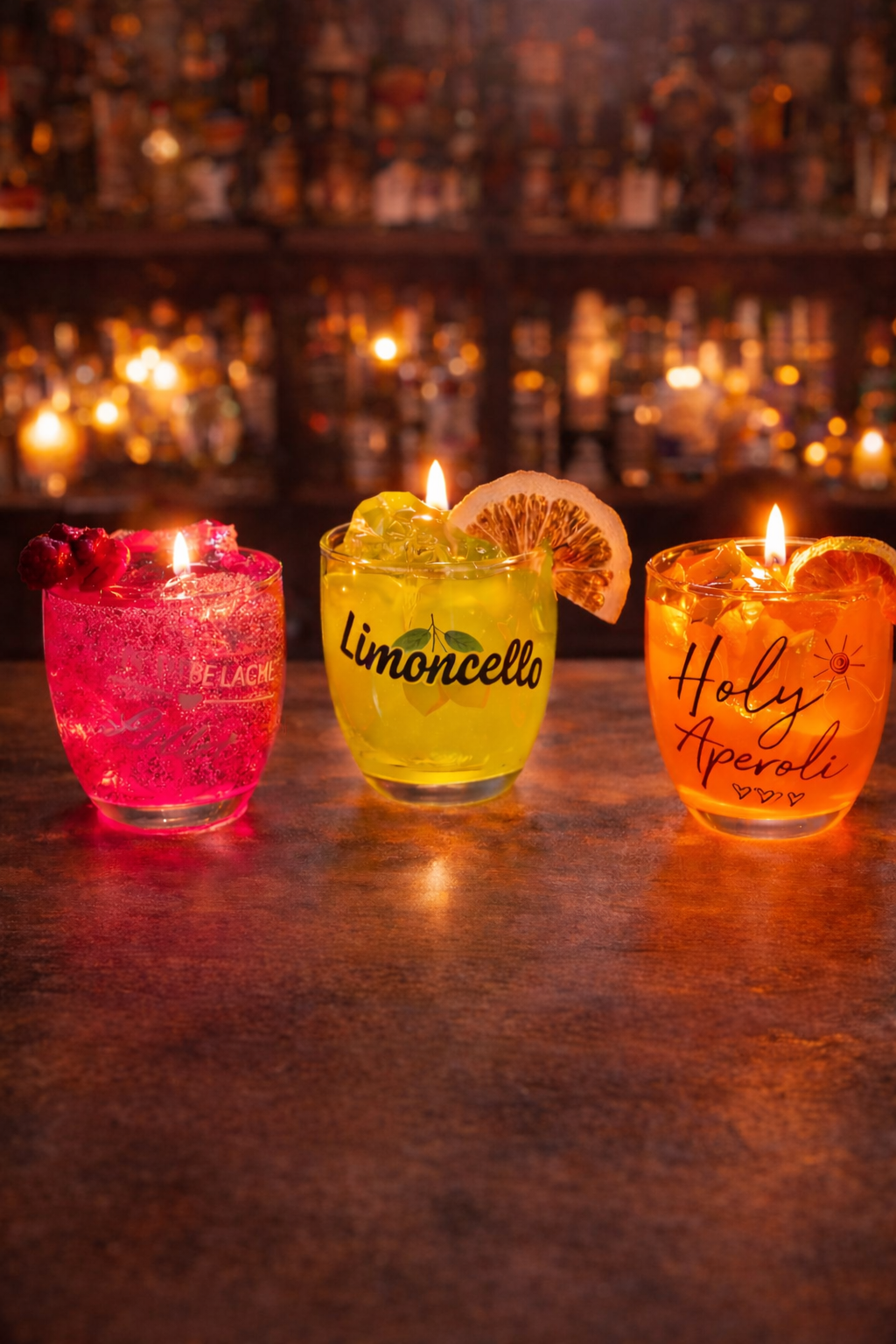 Cocktailkerzen „Sunset Bar“ – Lillet, Limoncello & Holy Aperoli