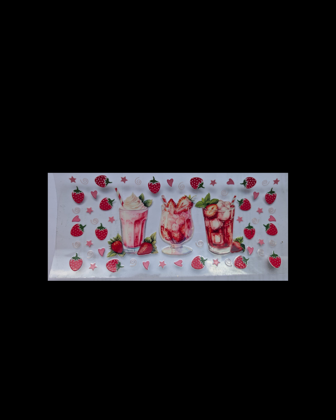 Trinkbecher mit Glitzer & Motiv – verschiedene Designs